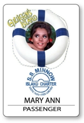 Mary Ann Gilligans Island ID Badge Cosplay party Accessory
